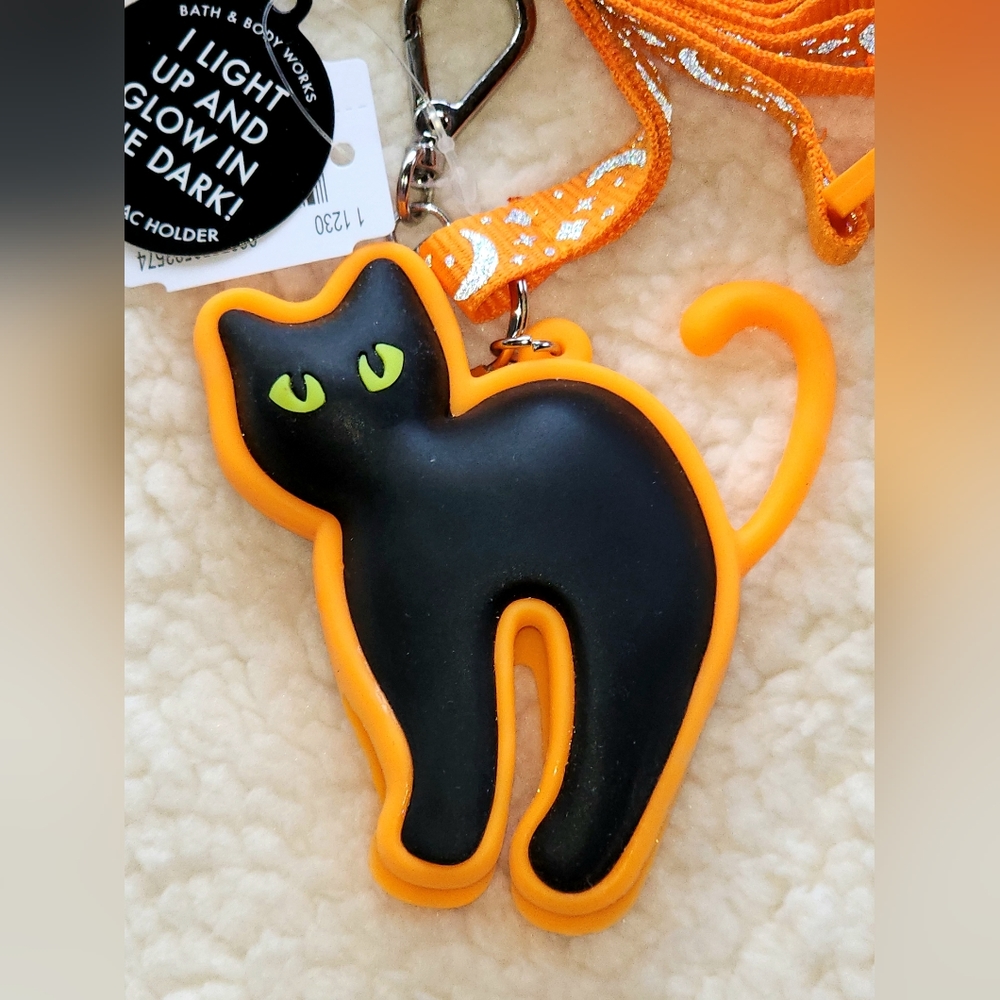 Bath & Body Works Black Cat LED PocketBac Holder Halloween PocketBac 2023 NWT